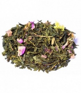 Ingrédients:Thé vert de Chine Sencha*, datte (datte, farine de riz)*, arôme naturel, pétale